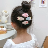 Детская мультяшная заколка для волос, милые детские шпильки для волос, челка, аксессуар для волос