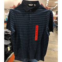 Áo đen 18 mới Calvin Klein CK áo sơ mi nam ngắn tay áo thun cotton polo trắng