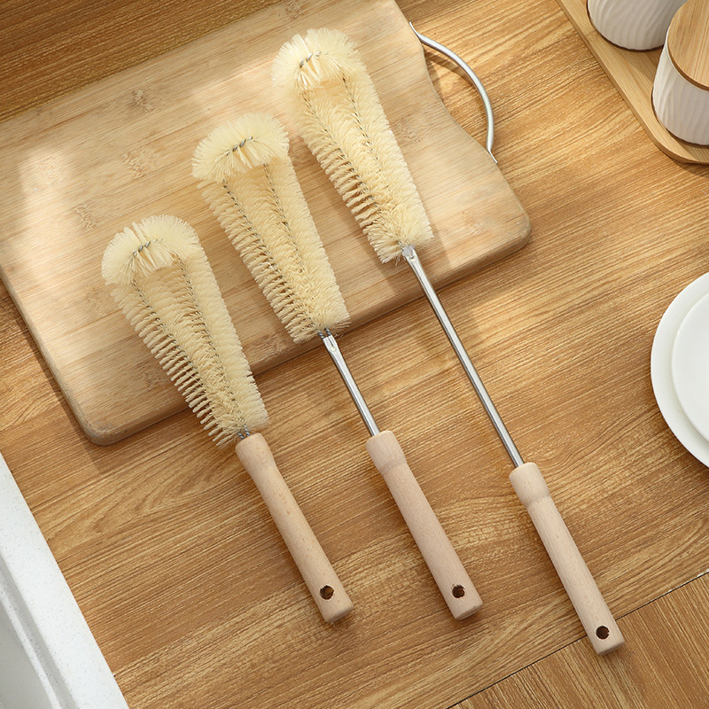 Cup brushed cleaning brush teacup cup wall breaking machine washing bottle special long handle sponge small brush to wash cup deity