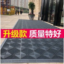 Large doorway Entrance Doormat Outdoor Slip Mat Company Hotel Outside of Carpet Cushion Splicing Plastic Foot Mat