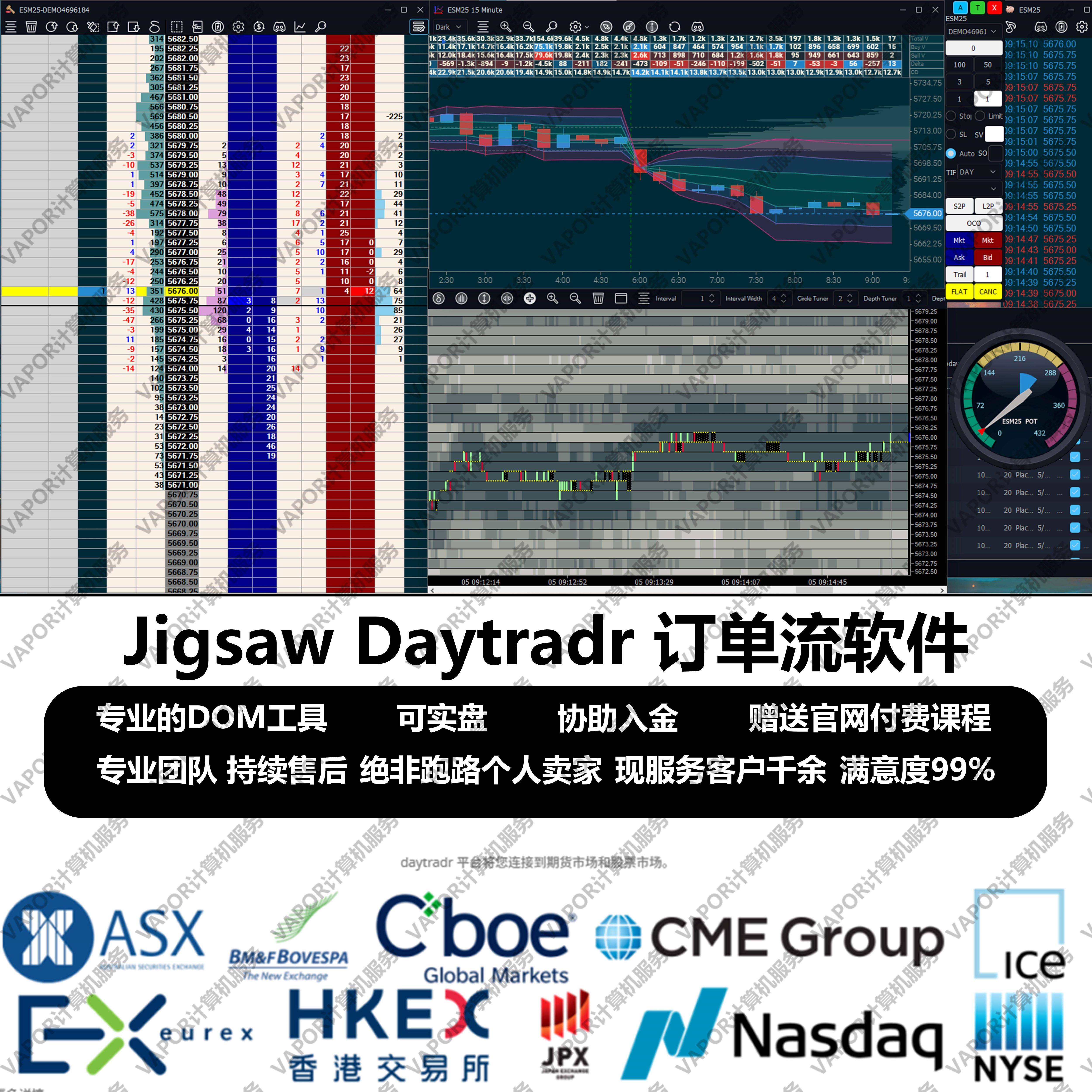 🔥震惊！男哥同款Jigsaw订单流软件4.2/5.0版本曝光？做市商剥头皮神器+赠送操作课，小白也能逆袭操盘王？！-办公设备配件及相关服务-淘宝好物网