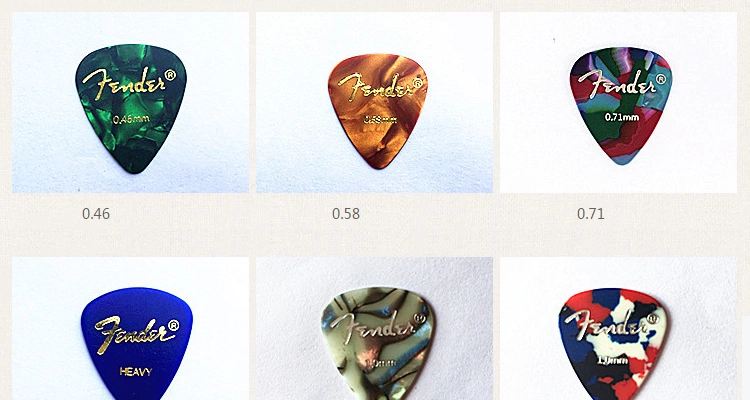 Guitar nhạc cụ Fender Fanta guitar dân gian chọn PICK người mới bắt đầu phụ kiện guitar dân gian - Phụ kiện nhạc cụ Capo đàn guitar