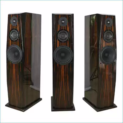 Gentleman treasure 8 inch speaker 8851 ebony piano paint three-frequency floor speaker