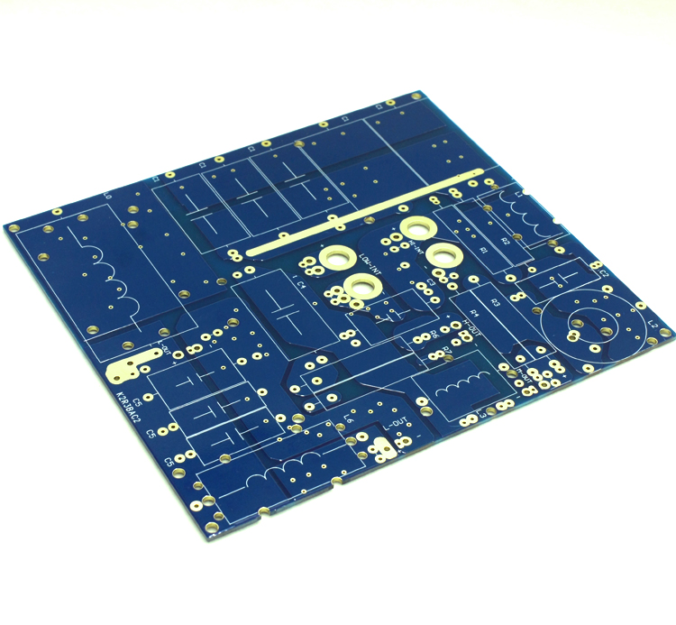Double-line sub-sound trifrequency board double face PCB2 Ansercopper thick double-sided quality plate reasonable layout