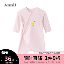 Annay childrens spring autumn baby clothes newborns breathable butterfly harater one-piece clothes male and female childrens baby climbing for antibacterial