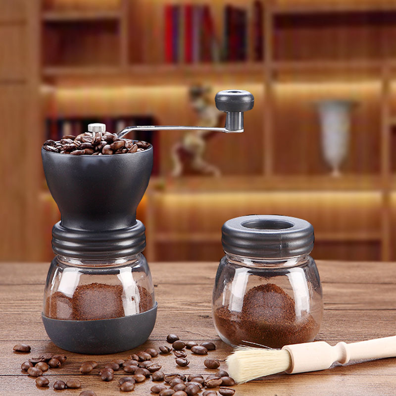Hand washable washable grinding machine Home dust cover Coffee bean grinder Manual flour milling machine Small shredders
