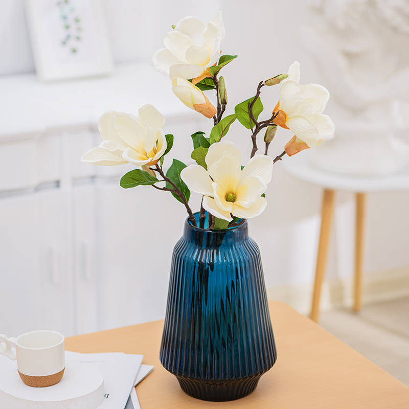 Yulu flower simulation flower single living room TV cabinet decorated flower bouquet branches inside flowers and cloth flowers