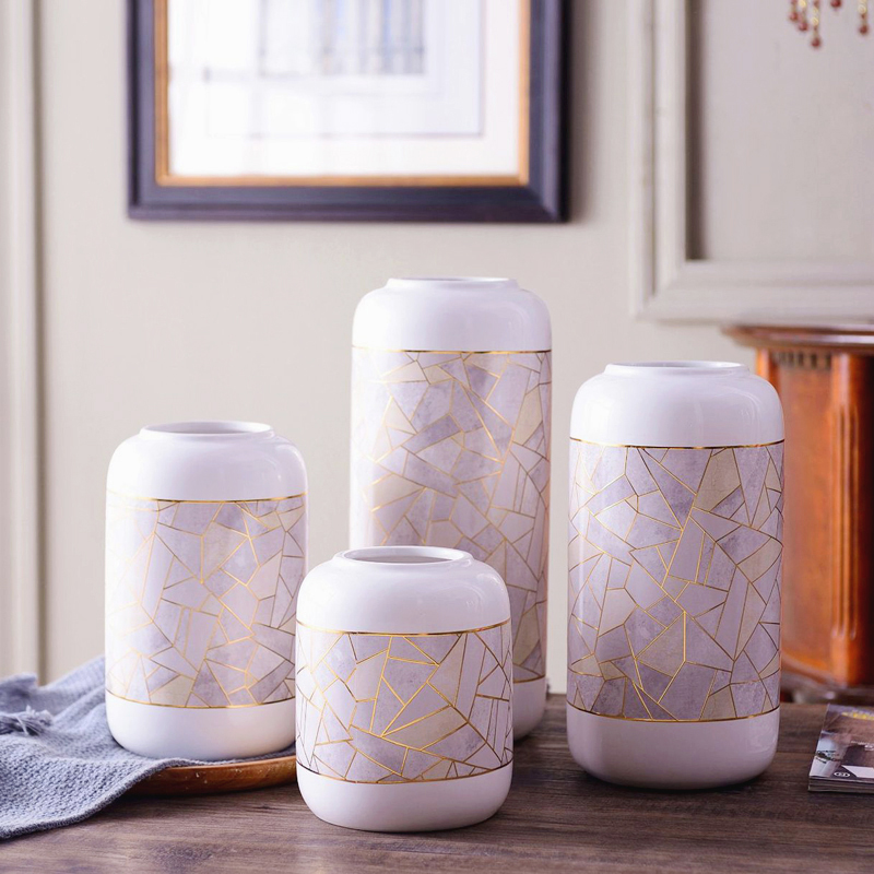 Ceramic Vase Vase Vase Filter Branding Simply Nordic American Modern Ceramic Fittings Craft Household Soft Decorations