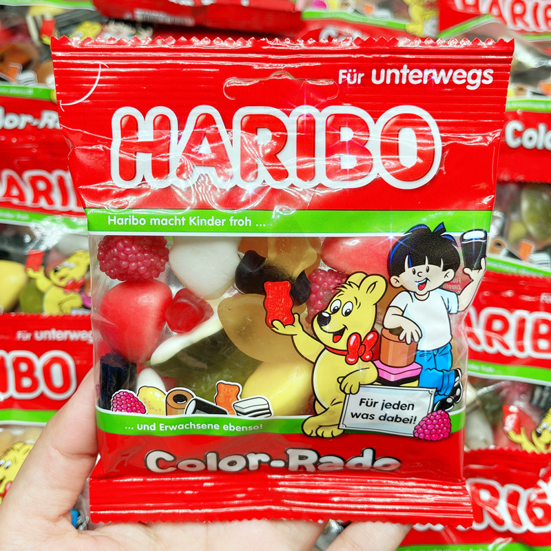 Spot recommended Haribo Haribo licorice sugar bitter sugar German imported bear mixed fruit gummy
