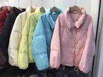 2021 Зимняя одежда новая корейская версия Fashion down jet Candy Color Wood Corner Buttoned