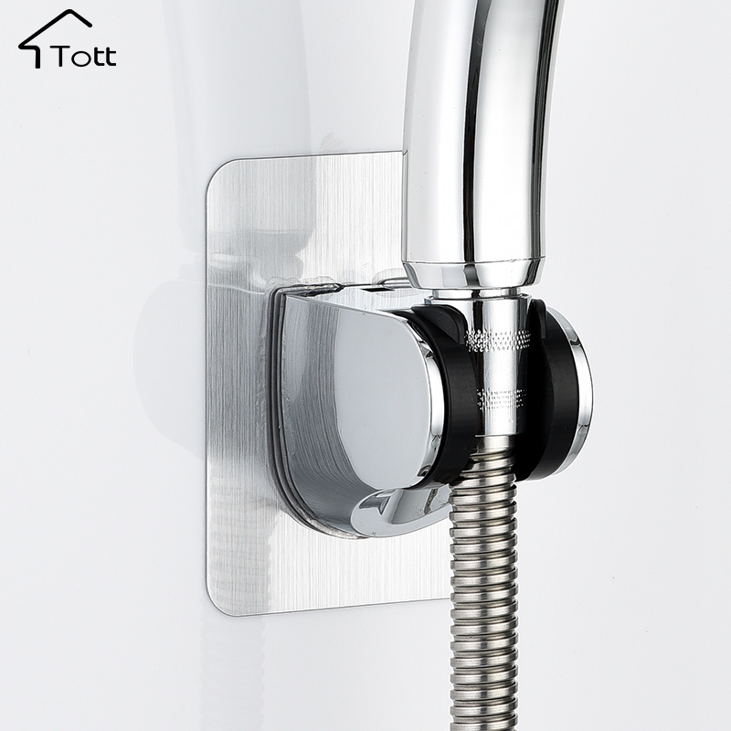 TOTT Bathroom shower bracket Punch-free hose Showerhead base Shower head adjustable accessories