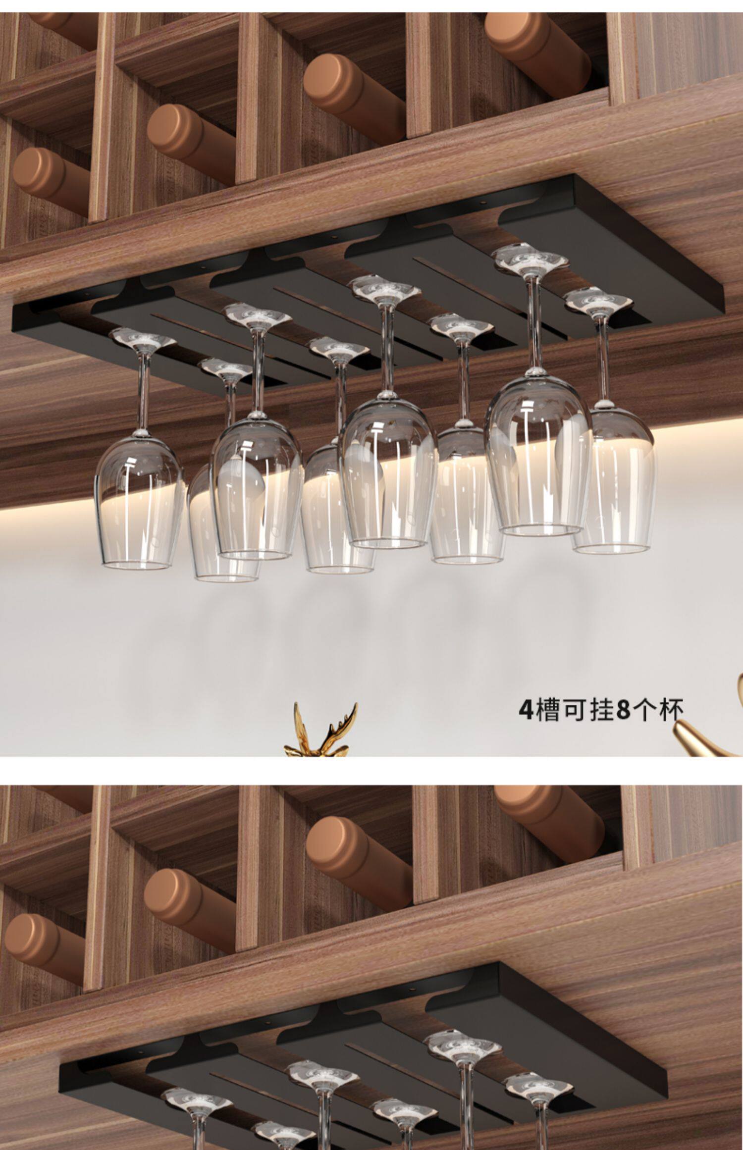 Перфорация нержавеющей стали красное вино кубок Монтировать домой ходули чашка стойка вино Роскошный вино украшение полка  