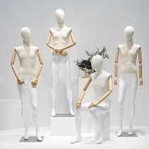 Korean male model props full body cloth fake human body display stand high-end clothing store window doll model stand