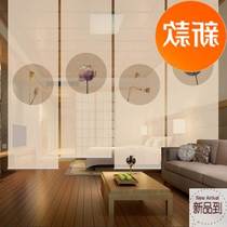 Hanging partition curtain curtain screen curtain room office sunshade F electric sunshade o light moving lifting living room roller curtain