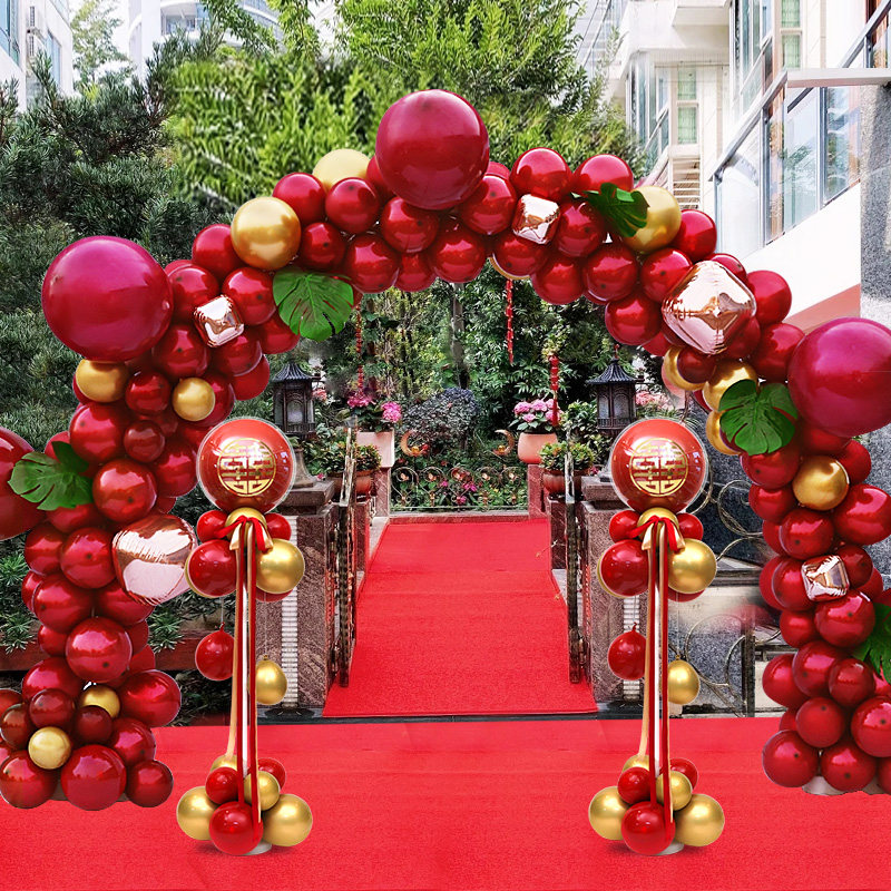 Wedding balloon arch bracket column wedding supplies wedding room decoration children's birthday party opening wedding arrangement