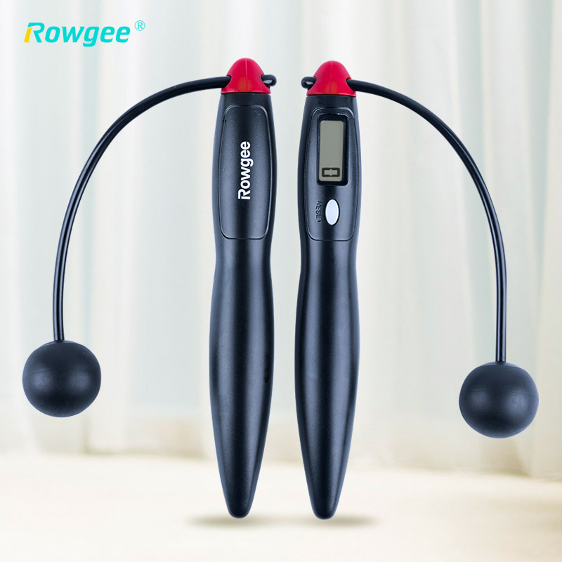 Rowgee electronic count wireless jump rope for men and women Dual-use Fitness Weight Loss Children students Jumping Gods