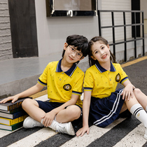 Childrens school uniforms Summer new kindergarten Garden uniforms for male and female Inn College Wind graduation clothes Primary school students Class uniforms