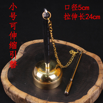 Small number of chime stones Automatic Chant of Buddhist chant Percussion Hammer small number of telescopic pure copper Citation and Chime Stones