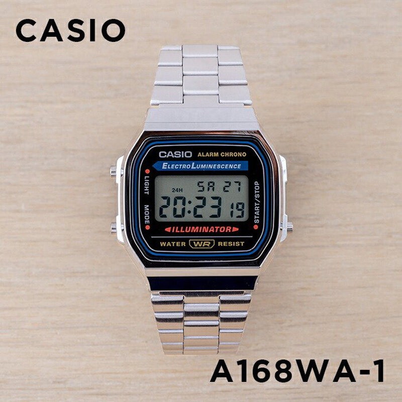 Casio Casio A168Wa-1A2 Retro Square Seven-Year Battery Life with Alarm Clock Stopwatch Waterproof Digital Watch Casio Casio A168Wa-1A2 Retro Square Seven-Year Battery Life with Alarm Clock Stopwatch Waterproof Digital Watch