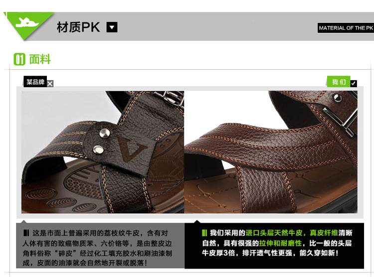 Longquan chim gõ kiến ​​dép nam mùa hè giày da nam ngoài trời giày dép nam giản dị trượt dép hở ngón giày converse nam