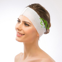 Disposable headband Velcro beauty salon turban elastic non-woven no-wash headband hair cover headband hot style