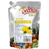 [德馨柠檬汁多纤柠檬风味饮料浓浆冲饮浓缩柠檬果汁水果茶奶茶原料]