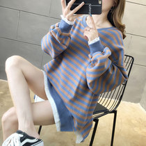 Pregnant woman Spring loaded long sleeve tennis red breast-feeding clothes out of hot mothers sweatshirt with long leave of two pure cotton gestational blouses