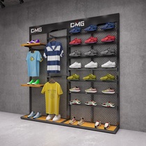 Shoe store shoe rack display rack Store special clothing store shoe rack Childrens shoes floor decoration display Sporting goods shelf