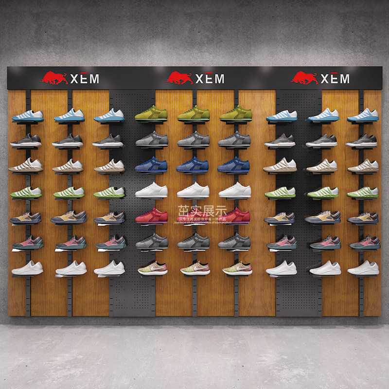 Sneaker Casual Shoes Rack Shoes Shop Shoes with shoes Show Rack Outdoor Brands Jordan Shop Upmarket Shelves Customised