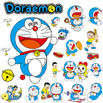Doraemon luggage sticker Jingle cat trolley box sticker art robot cat big box sticker computer electric car decoration