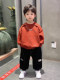 French Boys' Autumn Outfit 2025 New Stylish Children's Autumn Sweatshirt Baby Fashionable Handsome Children's Clothing