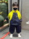French Boys' Outfit 2026 Spring New Stylish Children's Windbreaker Jacket Spring Outfit Baby Sports Two-Piece Set