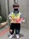 French Ultraman Clothing for Boys, Spring and Autumn Set, 2025 New Model, Children's Winter Fleece Stylish Outfit for Boys