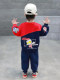 French Boys' Sweatshirt Ultraman Suit Spring and Autumn 2025 New Baby Boy Winter Fleece-Lined Kidsren's Clothing