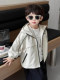 French Boys' Windbreaker Jacket Spring Children's Hooded Jacket 2026 New Stylish Baby Spring Coat Windbreaker