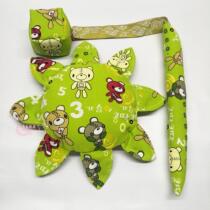 Childrens soft Frisbee UFO kindergarten homemade handmade sandbag game tail three-piece outdoor toys