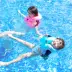 Vòng bơi cho trẻ em người lớn bơi vòng dày bơi vòng nách người mới bắt đầu phao hai lớp thiết bị bơi cho bé J - Cao su nổi