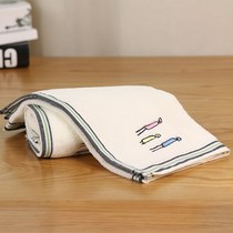 Cute cotton dormitory rectangular Korean absorbent student girl girl towel pure cotton cartoon girl wash face