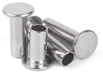 304 stainless steel GB875 flat round head semi-empty core rivet M5M6 national standard large flat head hollow rivet extended beating