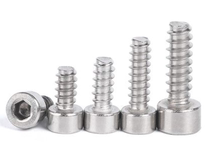 304 304 stainless steel cylindrical head inner hexagonal self tapping nail flat tail HB semicircle head self-tapping screw M3M4M5