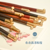 Крючок для вязания, бусины, блестки для ногтей, французский стиль, с вышивкой