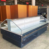 Customized vegetable and fruit single-layer display cabinet optional fresh meat cooked food preservation cabinet fruit cutting refrigerated refrigerator insulation freezer