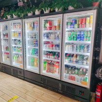 Foodstuffs supermarket vertical freezing quick-freezing cabinet frozen meat cabinet subzero quick-freezing three-dimensional refrigerator display cabinet beverage cabinet commercial