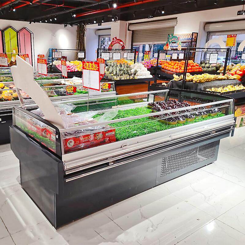 Fruit optional fruit cutting cabinet air-cooled frost-free fresh-keeping cabinet open air curtain cabinet refrigerated refrigerator display cabinet commercial