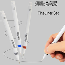 Winsor and Newton needle pen hook line pen stroke pen hand-drawn comic design black brown cool gray