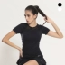 Thể thao Thể hình Sexy Skeleton Skeleton T-shirt Phụ nữ tay áo ngắn Kích thước lớn Slim Fit Khô thoáng khí Yoga Tops Yoga