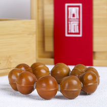 Zhoupai Chunyi Nuclear Workshop full product iron core shark back olive core bracelet cultural play light beads plain string pure handmade round