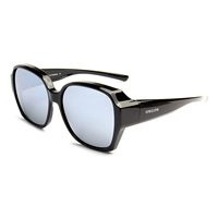 Геометрическая черная рама/серебряная пленка 027