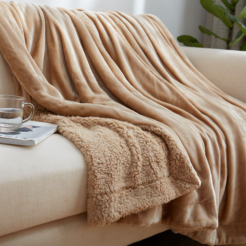 Sofa with blanket winter living room office nap cover leg plus thickening sofa covered with blanket cover