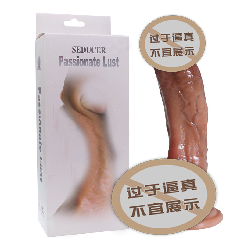 Female Use Yang Tool Emulation Penis Self Masturbator Female Sex Supplies Fake man reproductive emulator Silicone Gel soft big number